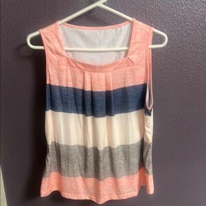 Striped Sleeveless Women's Top